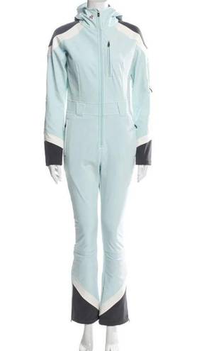 One Piece Perfect Moment Allos Hooded Belted  Ski Suit