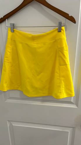 Yellow Tennis Skirt