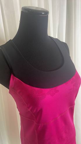 Xersion Pink & Black  Racerback Tank Top