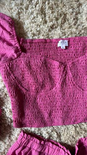 Le lis Pink Matching Set - Skirt And Top
