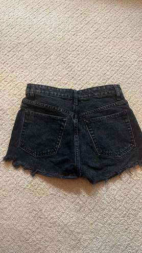 ZARA Black Denim Shorts