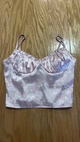 PacSun Pink Silk Top