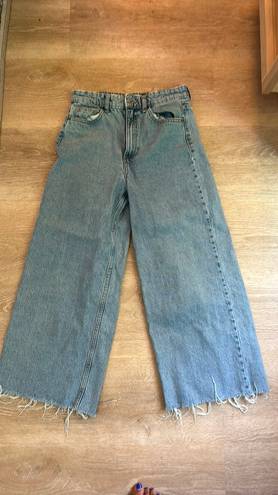 Zara Highwaisted Wide Leg Jeans