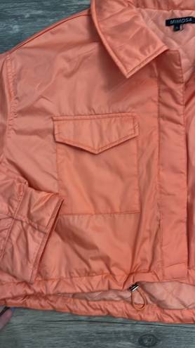 These Three Boutique Orange Light Weight Jacket