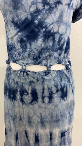 American Eagle Knotted Cutout Waist Tie Dye Dress.