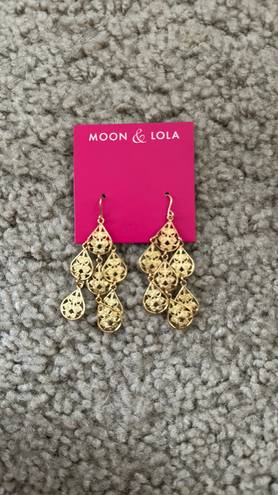 The Moon  & Lola Gold Cairo Earrings 