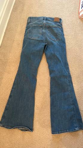 American Eagle Next Level Stretch Blue Bell bottom Jeans