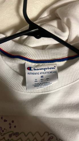 Champion White  Sweatshirt