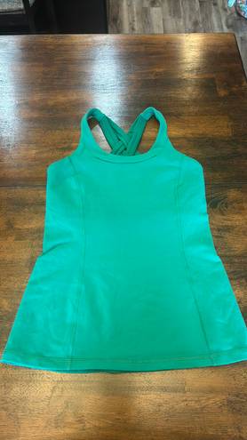 Lululemon Green Tanktop