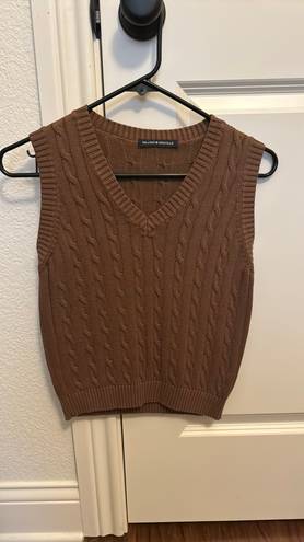 Brandy Melville Brown  Sweater Vest