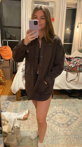 Carhartt Oversized Brushed Fleece Shirt Jacket