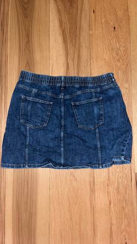 Aerie jean skirt