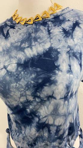 American Eagle Knotted Cutout Waist Tie Dye Dress.