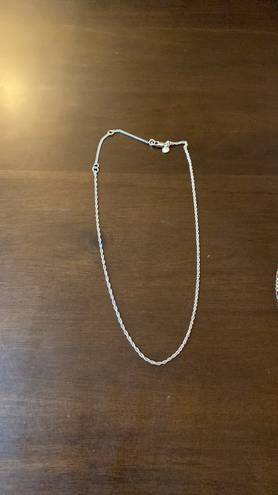 Madewell Silver Chain Necklaces Set of 3