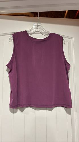 Zyia NWT  Active Light Purple Elegant Muscle Tank Size 2XL