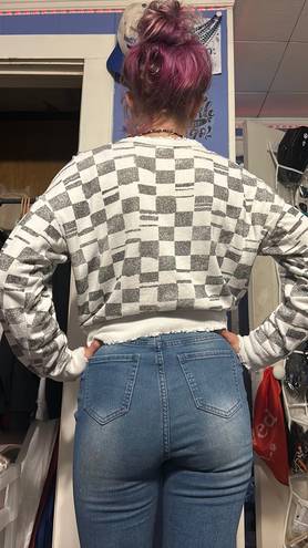 n:philanthropy Checkered Print Long Sleeve 