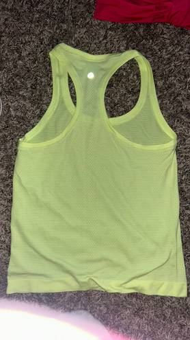 Lululemon neon lulu tank