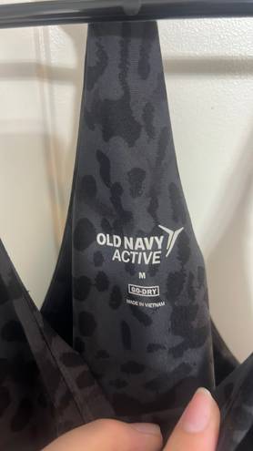 Old Navy Active Black Cheetah Print Old Navy Athletic Tank