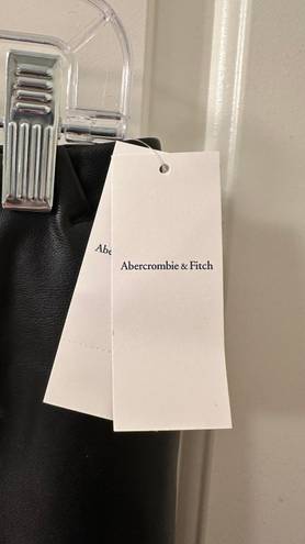 Abercrombie & Fitch Vegan Leather Flare Pants Curve Love