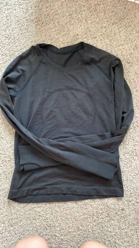 Lululemon Swiftly Tech Long Sleeve 2.0 Black Shirt