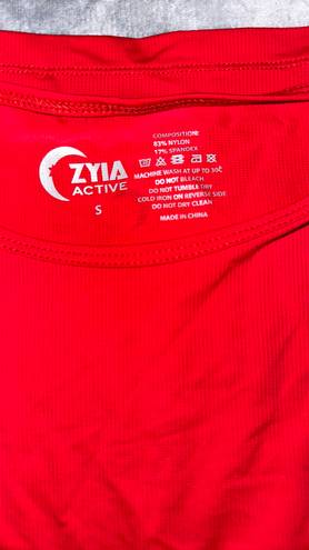 Zyia Active Tank Top In Red