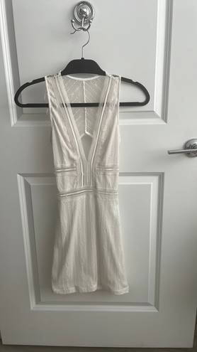 Blue Blush White Lace Dress Size Small