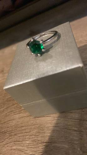 Green Diamond Ring