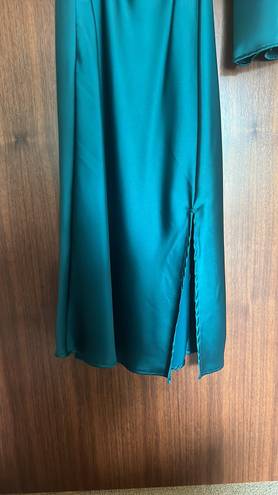 Renee C One Shoulder Bell Sleeve Dress NWT