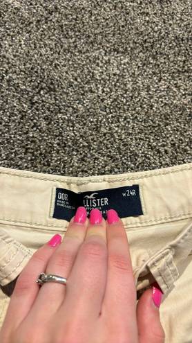 Hollister Tan  Cargo Dad Jeans