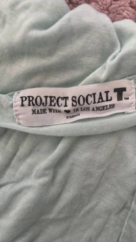 Project Social T Teal Shirt