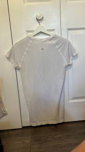 Lululemon White Swiftly Tech Short Sleeve