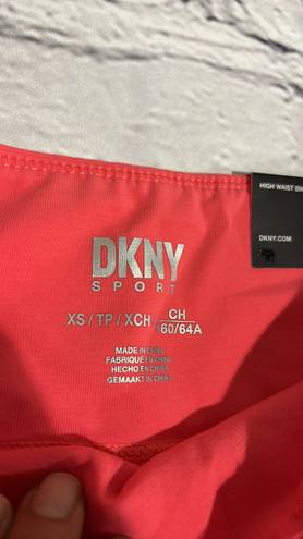 DKNY NWT  Women's High Waist Rhinestone Logo Bike Short Size XS.