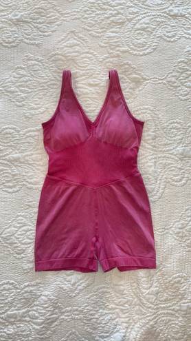 One Piece Pink  workout/lounge outfit