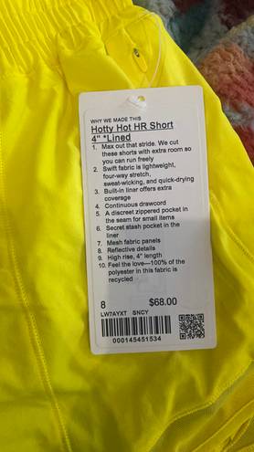 Lululemon Hotty Hot HR Short 4” Lined