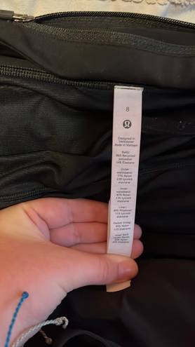 Lululemon Black Speed Up Low-Rise Lined Short 2.5