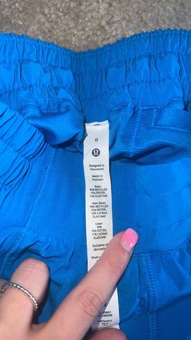 Lululemon Hotty Hot Shorts Blue Size 0