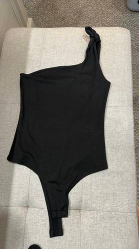 Gaze USA Black One Shoulder Bodysuit 