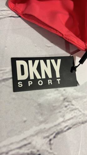 DKNY NWT  Women's High Waist Rhinestone Logo Bike Short Size XS.