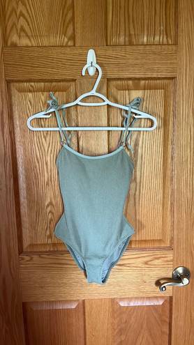 Dippin Daisy’s Swimwear Dippin’ Daisy’s One Piece Sage Green Ribbed Swimsuit