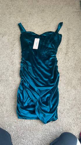 Micas Teal Blue Dress