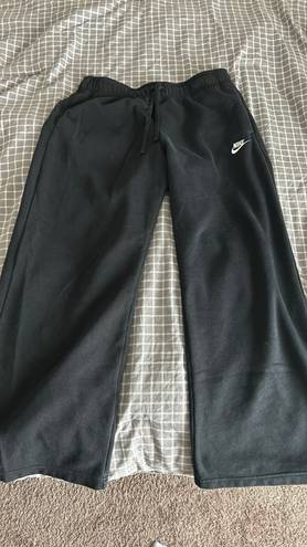 Nike black wide leg sweatpants