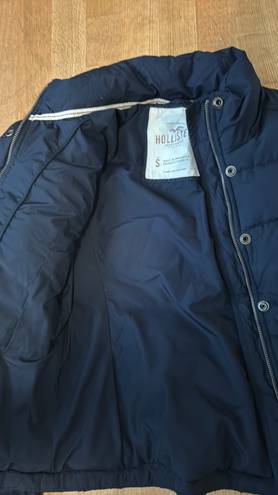 Hollister Navy Puffer Jacket