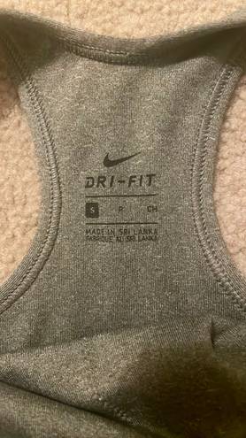 Nike Dri-Fit Gray Sports Bra