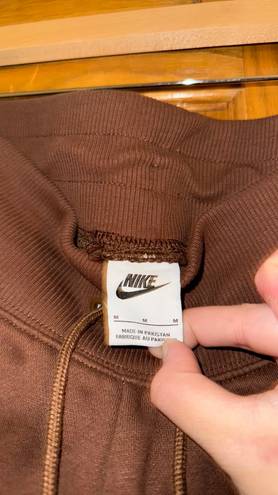 Nike Oversized Fit Sweat Pants: Brown Size M