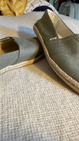 Toms Green Slip-On Shoes