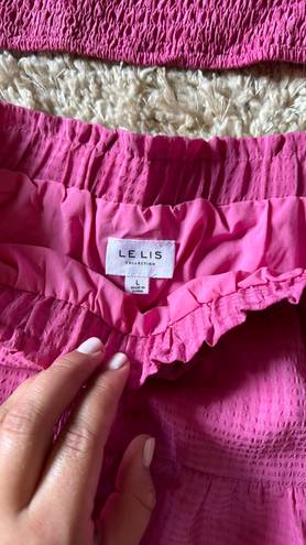 Le lis Pink Matching Set - Skirt And Top