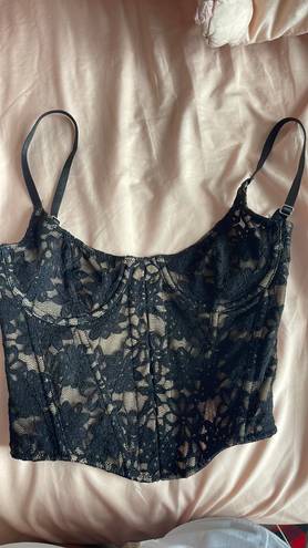 White Fox Boutique Bustier Black