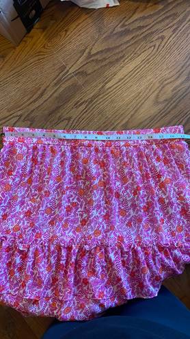 J.Crew  Tiered Midi Skirt Floral Women’s Large