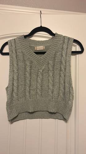 Altar'd State knitted sweater vest cropped