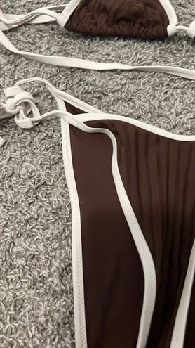 Aerie Brown Triangle  Bikini